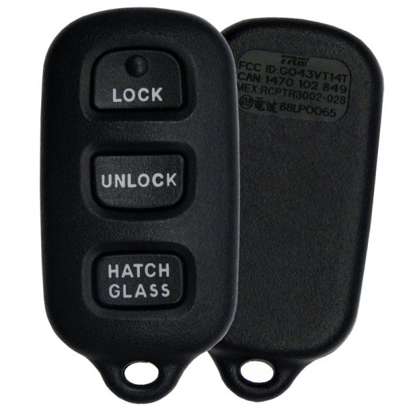 2003 Pontiac Vibe Remote Key Fob – Refurbished
