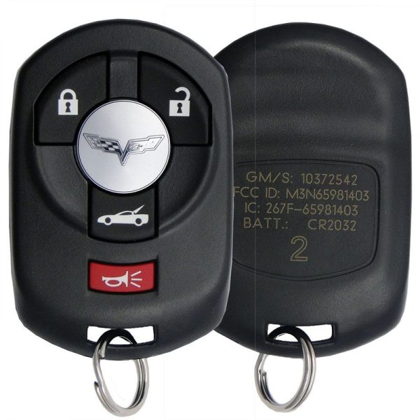 2005 Chevrolet Corvette Smart Remote Key Fob – Driver 2