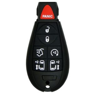 2008 Dodge Grand Caravan Remote Key Fob w/ Engine Start, Liftgate, 2 Power Doors – Refurbished