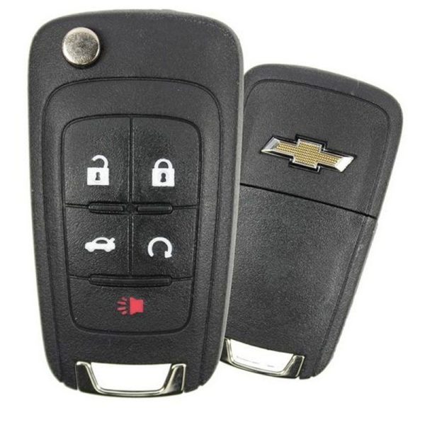 2012 Chevrolet Sonic Remote Key Fob w/  Engine Start & Trunk – Refurbished