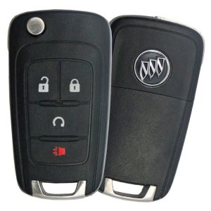 2014 Buick Encore Remote Key Fob w/  Remote Start – Refurbished
