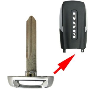 2019+ Dodge RAM Smart Remote Emergency Insert Key by Car & Truck Remotes
