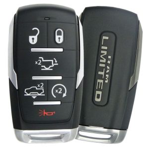 2024 RAM 1500 Limited Smart Remote Key Fob w/ Air Suspension, Remote Start, Power Tailgate