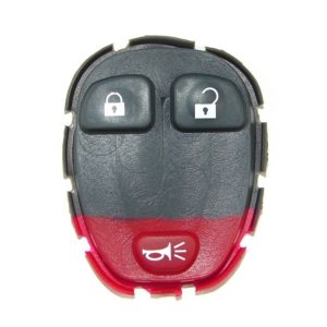 3 Button Buick, Chevy, Pontiac, Saturn Minivan Remote Replacement Button Pad by Car & Truck Remotes