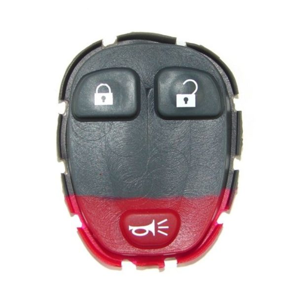 3 Button Buick, Chevy, Pontiac, Saturn Minivan Remote Replacement Button Pad by Car & Truck Remotes
