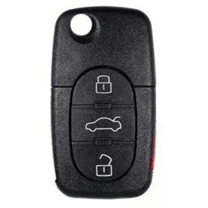 3 Button HU66 Flip Key Housing to suit Audi A3/A4