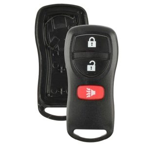3 button Nissan and Infiniti replacement case/shell with rubber pad by Car & Truck Remotes