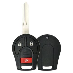 3 button Nissan Head Key Remote Replacement Shell by Car & Truck Remotes
