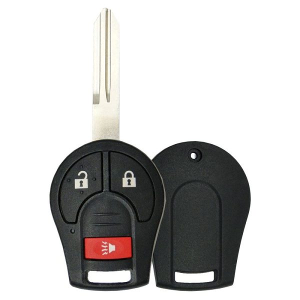 3 button Nissan Head Key Remote Replacement Shell by Car & Truck Remotes