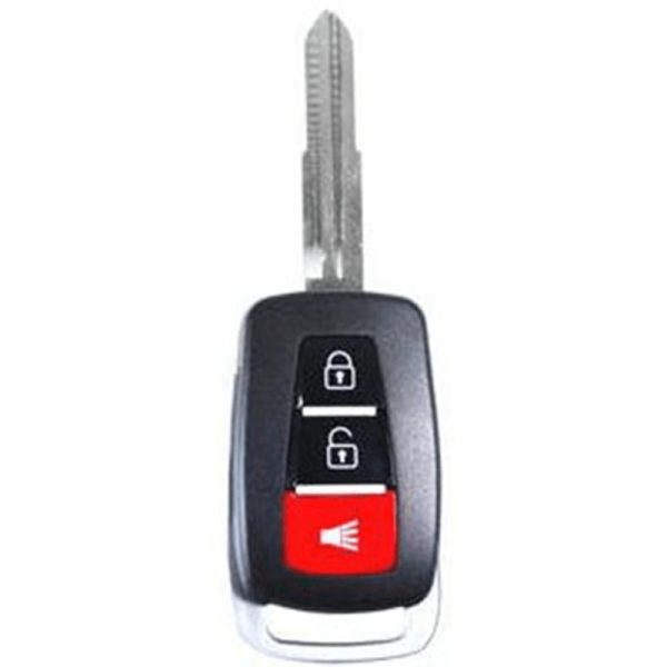 3 Button PO1 Bladed Key Housing to suit Proton