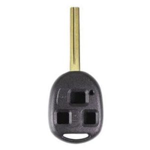 3 Button TOY48 Durashell Bladed Key Housing to suit Lexus