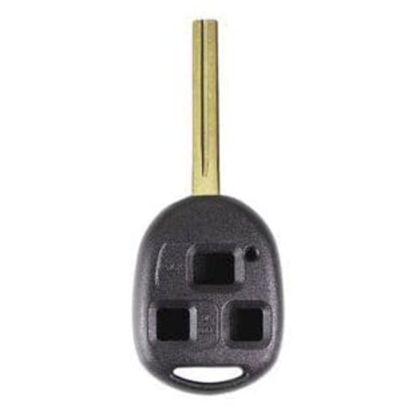3 Button TOY48 Durashell Bladed Key Housing to suit Lexus