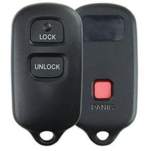 3 Button Toyota RAV4, Highlander, Prius, FJ, Tundra Remote Replacement Case Shell by Car & Truck Remotes