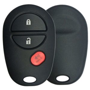 3 Button Toyota Round Remote Replacement Shell by Car & Truck Remotes