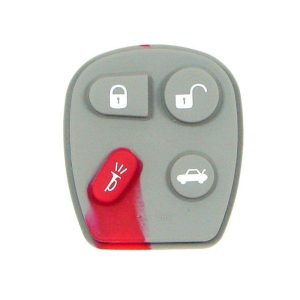 4 Button Buick, Cadillac, Chevy, Pontiac Remote Replacement Rubber Pad – Aftermarket