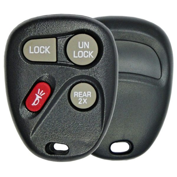 4 Button Buick, Cadillac, Chevy, Pontiac, Saturn Remote Keyfob Replacement case by Car & Truck Remotes