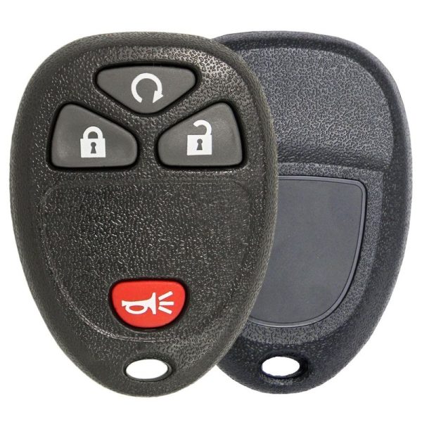 4 Button Cadillac, Chevy, Pontiac, Saturn Remote Replacement case 15913421 by Car & Truck Remotes