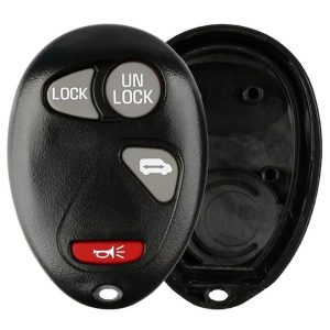 4 Button Chevrolet, Pontiac, Oldsmobile Minivan Remote Replacement case L2C0007T  by Car & Truck Remotes