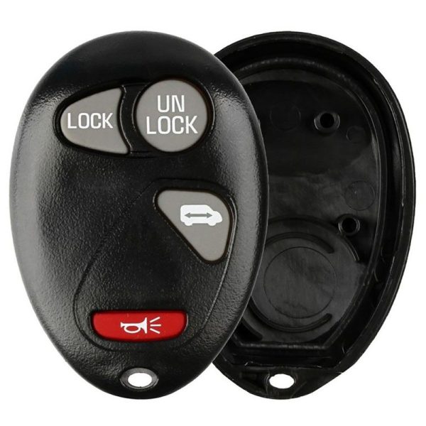 4 Button Chevrolet, Pontiac, Oldsmobile Minivan Remote Replacement case L2C0007T  by Car & Truck Remotes