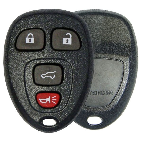4 Button GM Remote Replacement Case w/ Hatch by Car & Truck Remotes