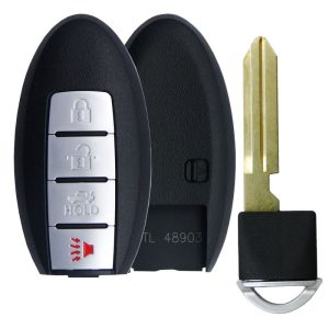 4 button Nissan / Infiniti Smart Remote Replacement Case KR55WK49622 by Car & Truck Remotes