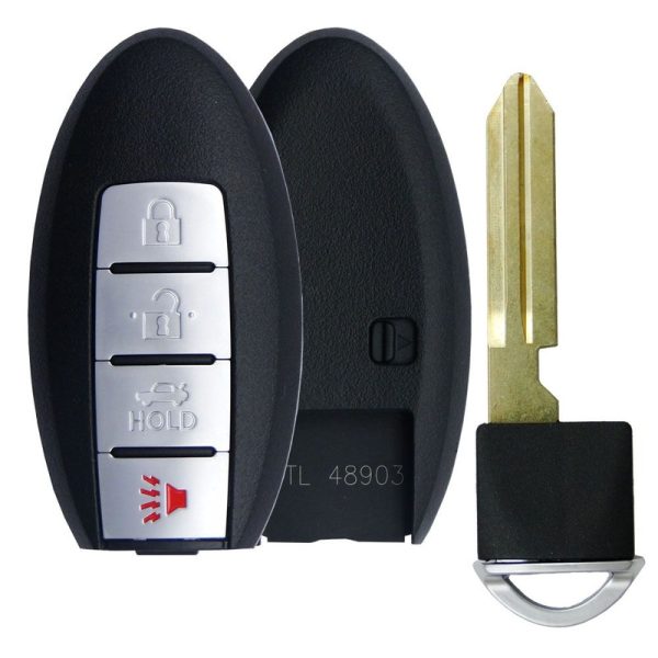 4 button Nissan / Infiniti Smart Remote Replacement Case KR55WK49622 by Car & Truck Remotes