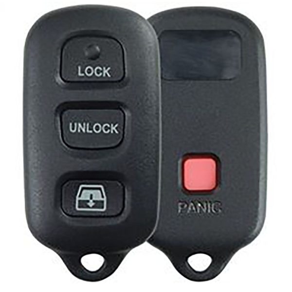 4 Button Toyota 4Runner, Sequoia Remote Replacement Case Shell by Car & Truck Remotes