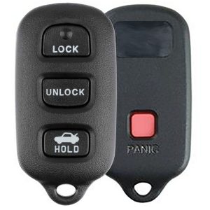 4 Button Toyota Camry, Matrix, Vibe Remote Replacement Case Shell by Car & Truck Remotes