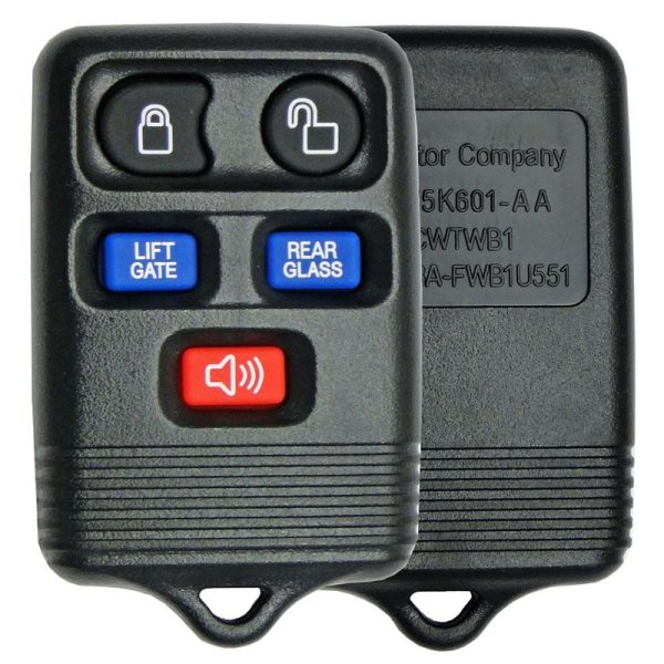 5 button Ford Expedition, Lincoln Navigator SUV replacement case by Car & Truck Remotes