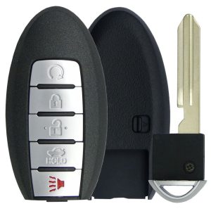 5 button Nissan / Infiniti smart remote replacement case w/ Trunk by Car & Truck Remotes