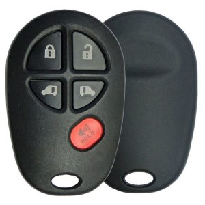 5 Button Toyota Sienna Remote Replacement Shell by Car & Truck Remotes