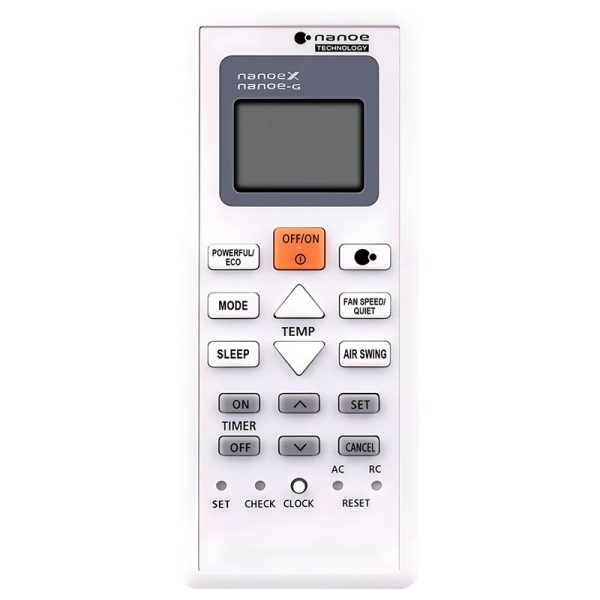 A75C07360 Remote Control Replacement for Panasonic Air Conditioner A75C04239