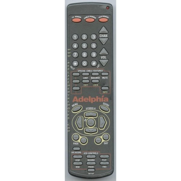 Adelphia UY3DIGIA Cable Remote Control