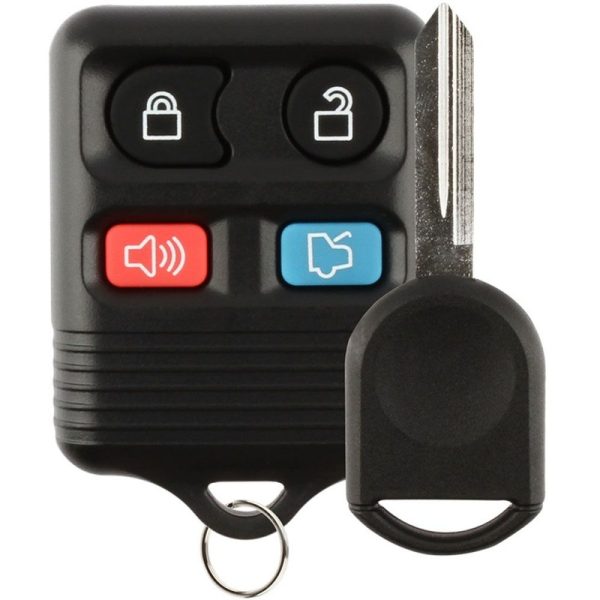 Aftermarket Set – Remote for Ford Lincoln Mercury CWTWB1U345 4 Buttons + H92 Key
