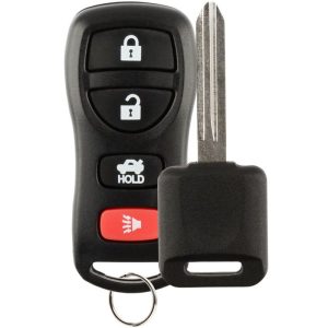 Aftermarket Set – Remote for Nissan Infiniti 4 Buttons + NI04 Key