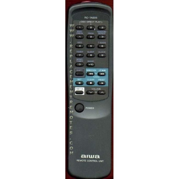 Aiwa RC7AS05 Audio Remote Control