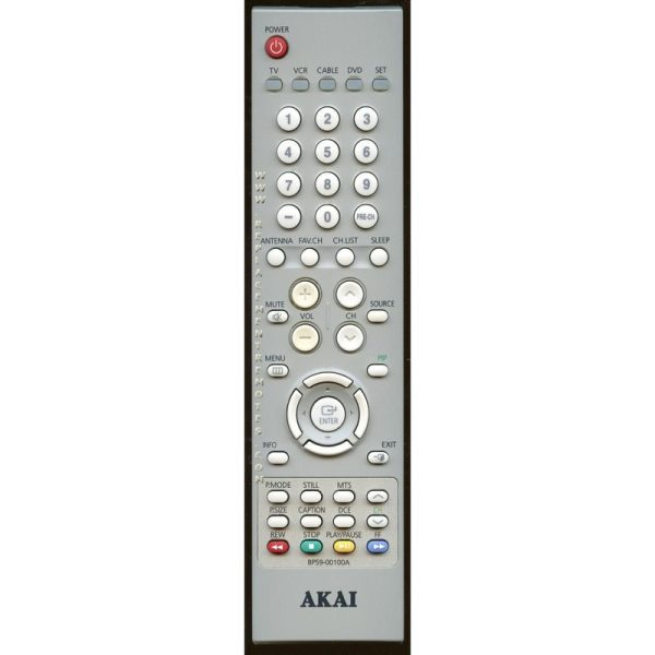 Akai BP5900100A TV Remote Control