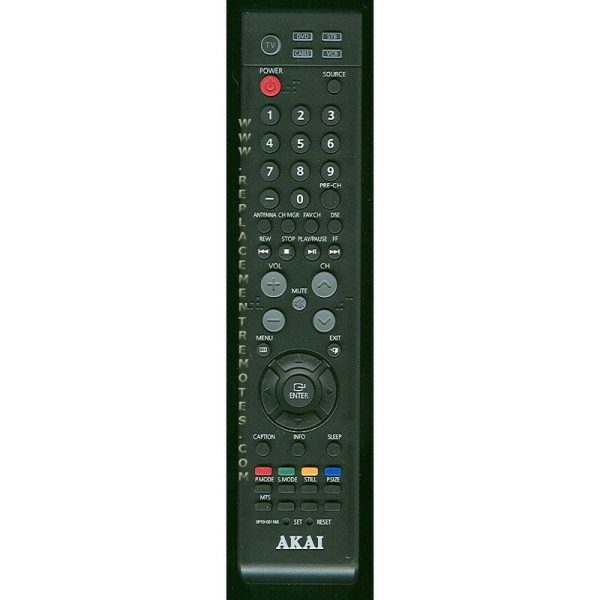 Akai BP5900116B TV Remote Control