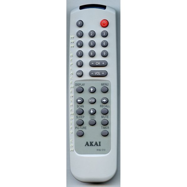 Akai K12LC13 TV Remote Control