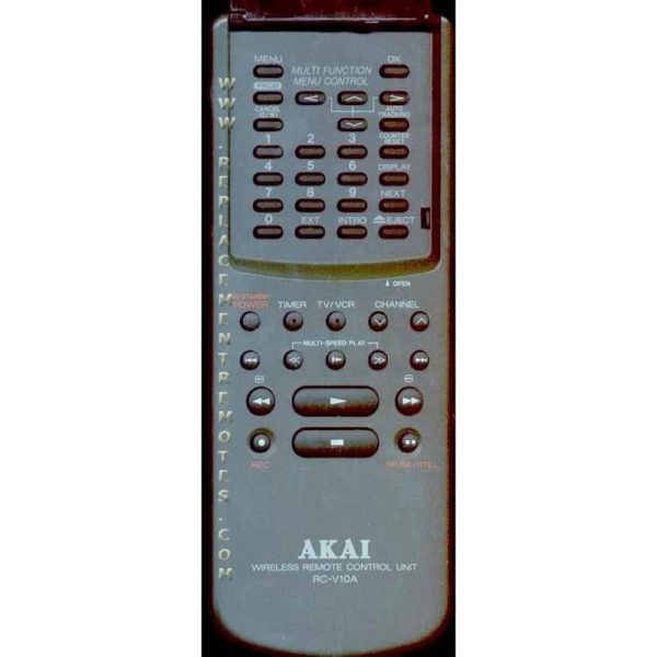 Akai RCV10A VCR Remote Control