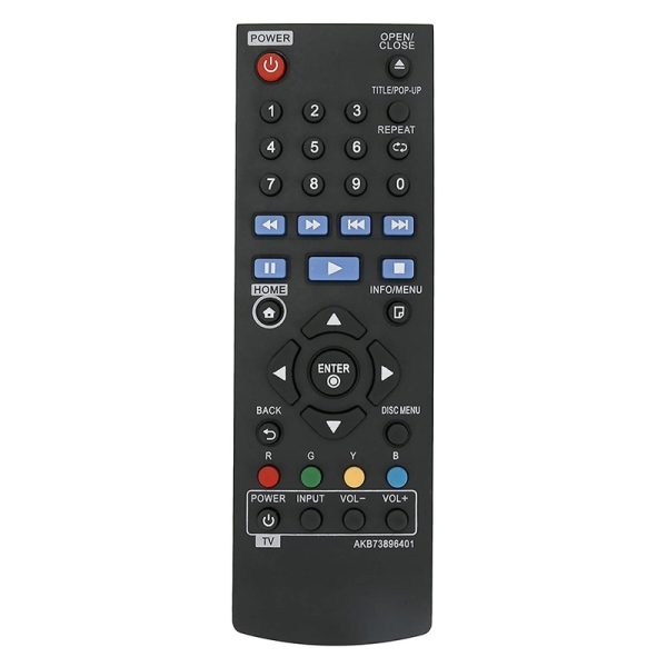 AKB73896401 Remote Control Replacement for LG DVD Blu-ray Player