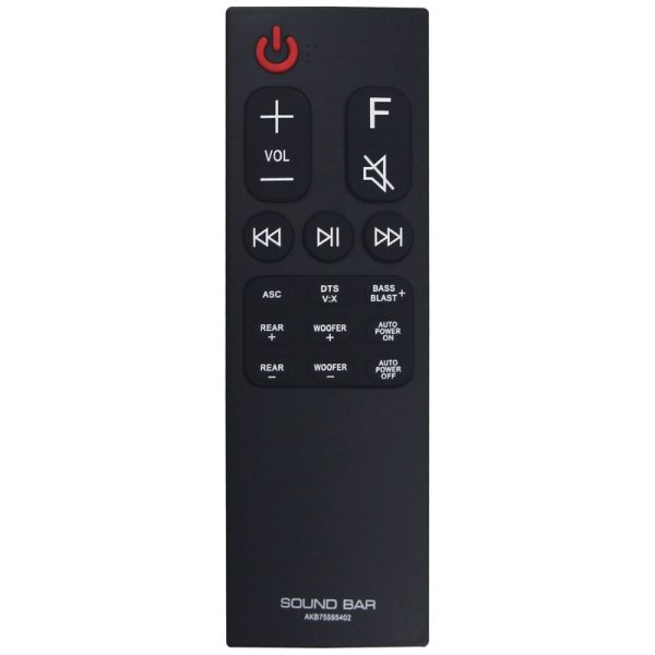 AKB75595402 Remote Control Replacement for LG Soundbar SK5R SK5Y