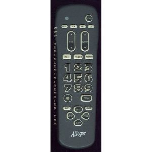 Allegro 12421003 TV Remote Control