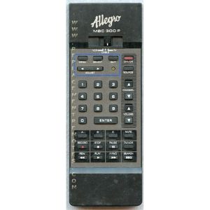 Allegro MBC300P TV Remote Control