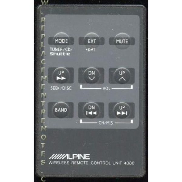 Alpine 4380 Audio Remote Control