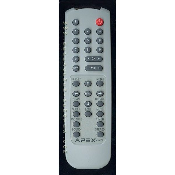 Apex 8201801682L TV Remote Control