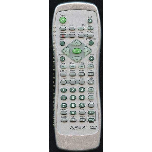 Apex APE001 DVD Remote Control