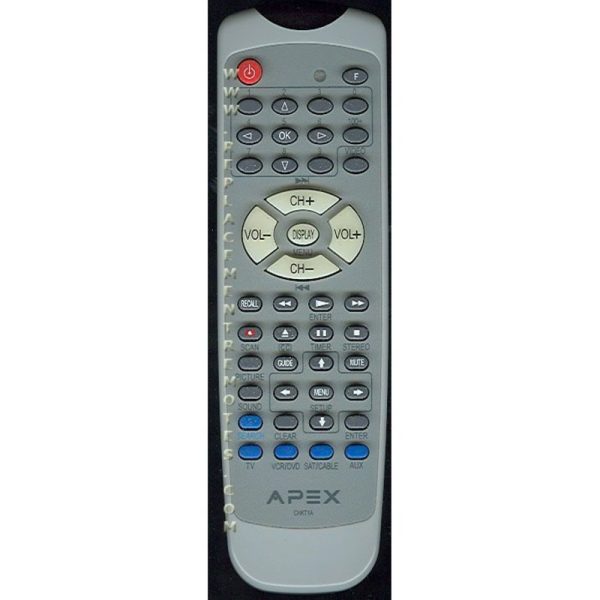 Apex CHKT1A TV Remote Control
