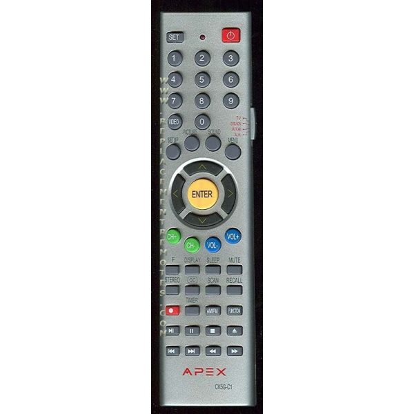 Apex CK5GC1 TV Remote Control