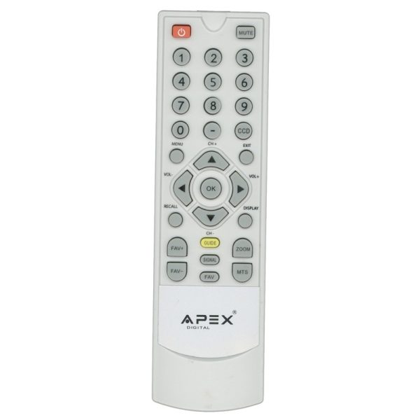 Apex DT250WHITE Digital TV Tuner Converter Remote Control
